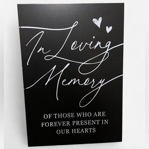 Black Memorial Plaque